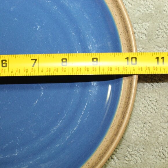 Noritake Stoneware 6475 Madera Blue Brown Dinner Plate - Picture 4 of 4